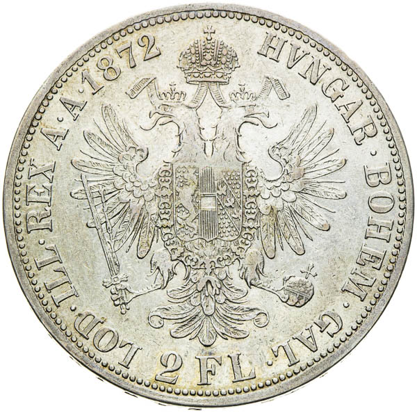 2 Zlatník 1872 - revers