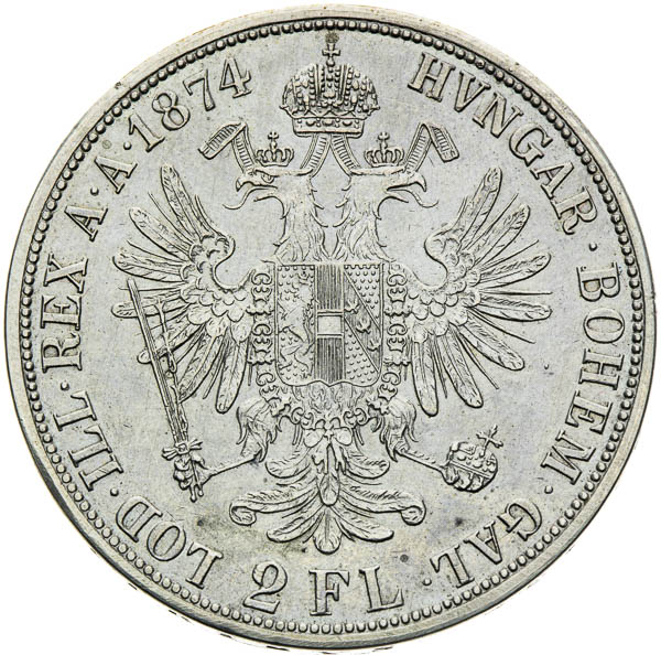 2 Zlatník 1874 - revers