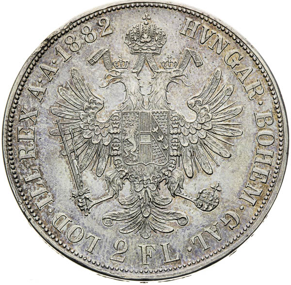 2 Zlatník 1882 - reverz