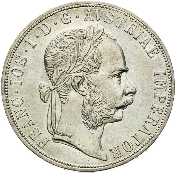 2 Zlatník 1883 - averz
