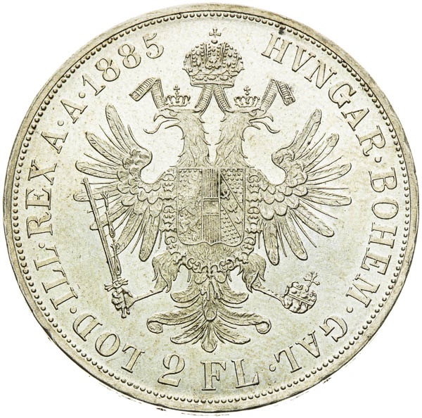 2 Zlatník 1885 - reverz