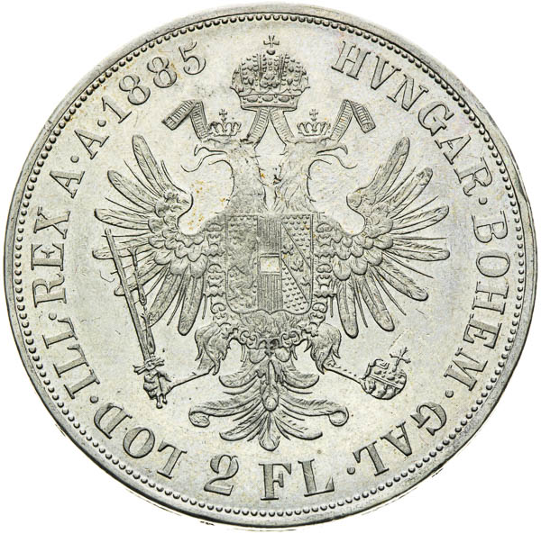 2 Zlatník 1885 - reverz