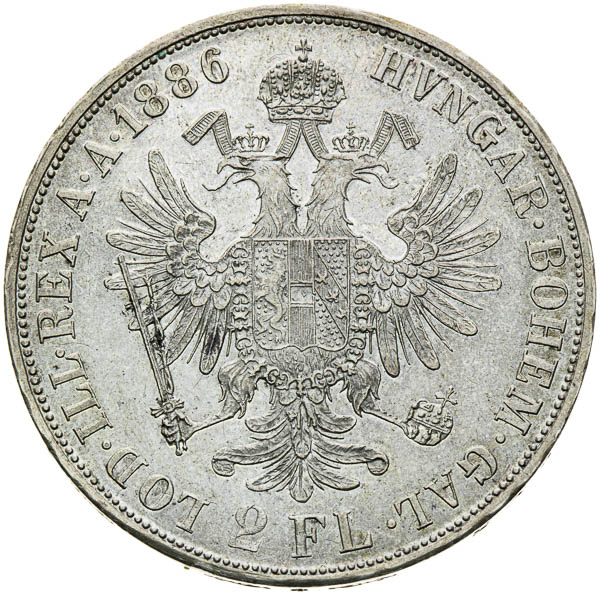 2 Zlatník 1886 - reverz