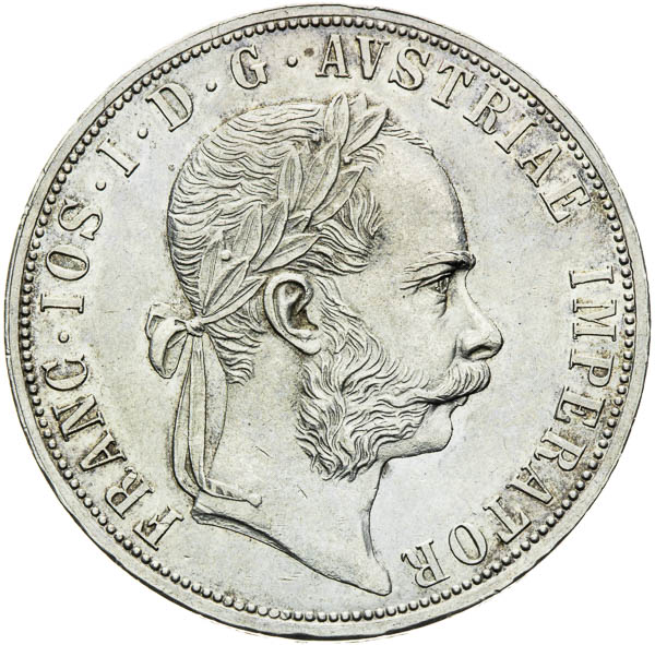 2 Zlatník 1887 - averz
