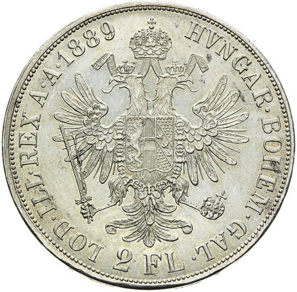2 Zlatník 1889 - reverz
