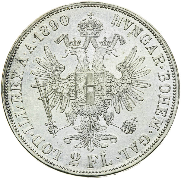 2 Zlatník 1890 - reverz