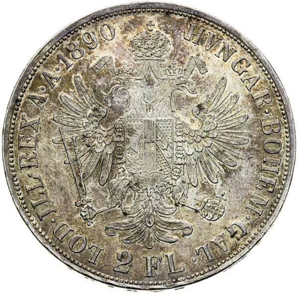 2 Zlatník 1890 - reverz
