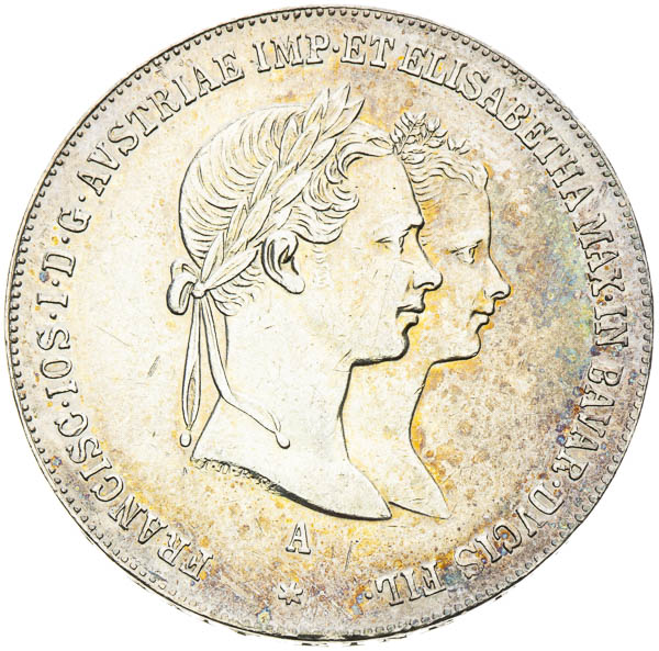 Zlatník 1854 - averz