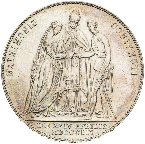 Zlatník 1854 - reverz