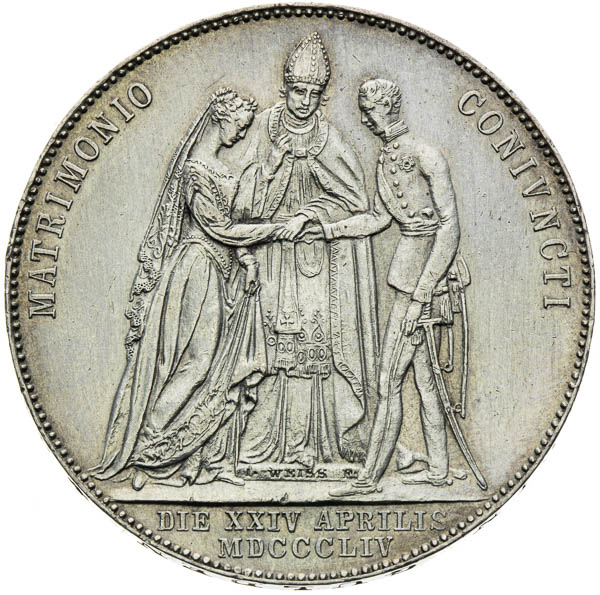 Zlatník 1854 - reverz