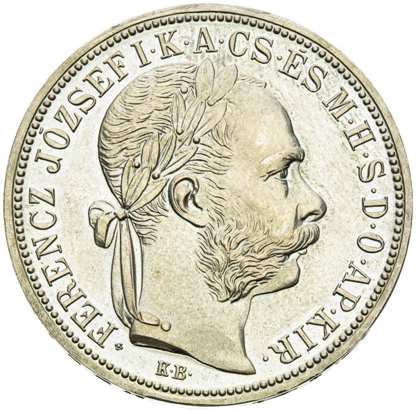 Zlatník 1892 - averz