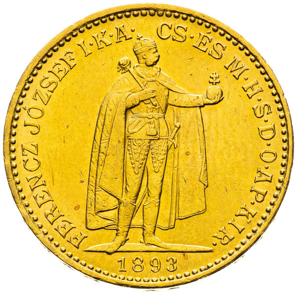 20 Korona 1893 - averz