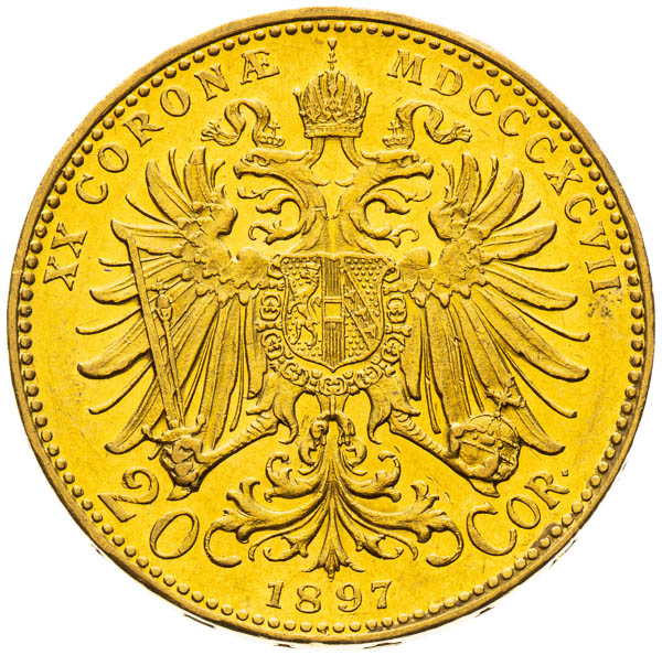 20 Korona 1897 - reverz