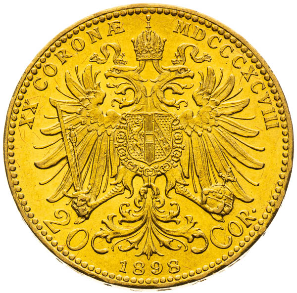 20 Korona 1898 - reverz