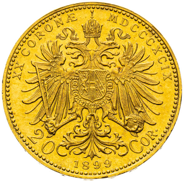 20 Korona 1899 - reverz