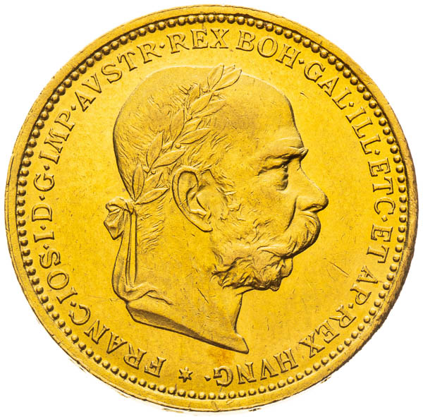 20 Korona 1899 - averz