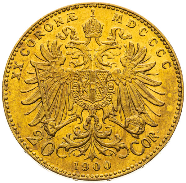 20 Korona 1900 - reverz
