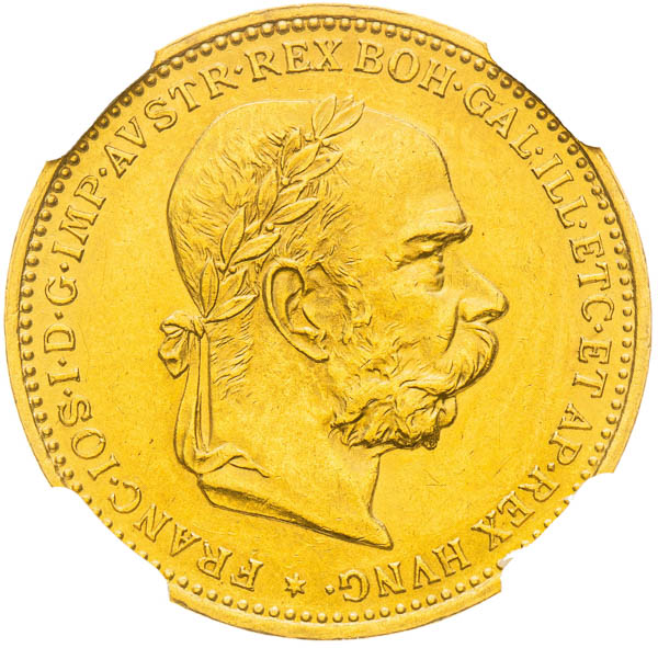 20 Korona 1901 - averz