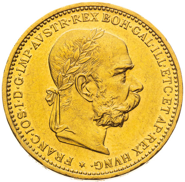 20 Korona 1902 - averz