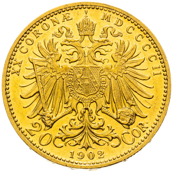 20 Korona 1902 - reverz