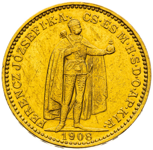20 Korona 1908 - averz