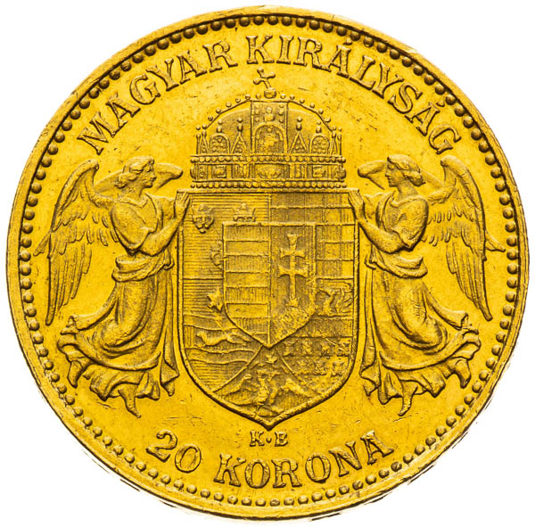20 Korona 1908 - reverz