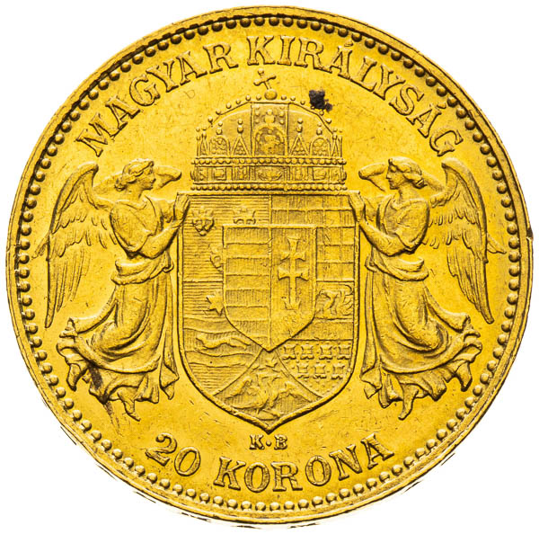 20 Korona 1909 - reverz