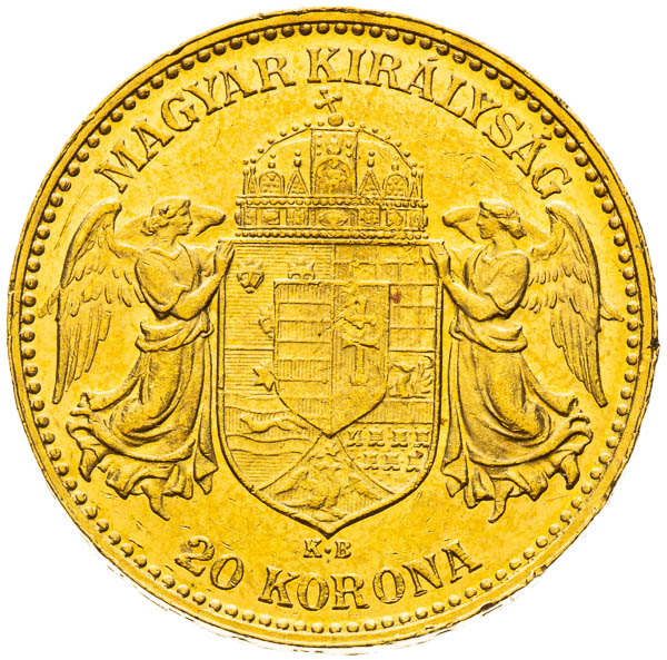 20 Korona 1909 - reverz