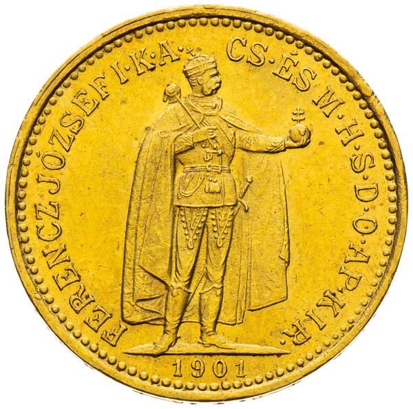 10 Korona 1901 - averz