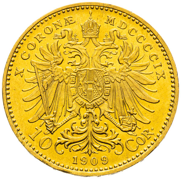 10 Korona 1909 - reverz
