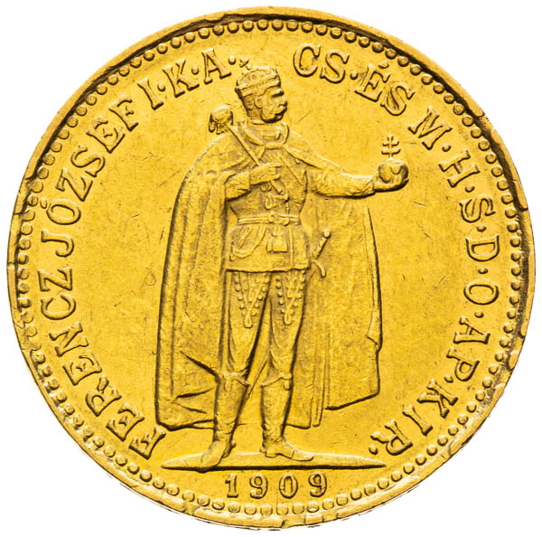 10 Korona 1909 - averz