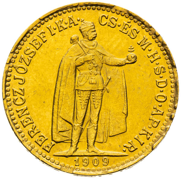10 Korona 1909 - averz