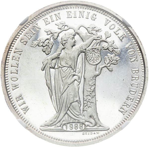 Strieborná medaila 1868/1988 - reverz