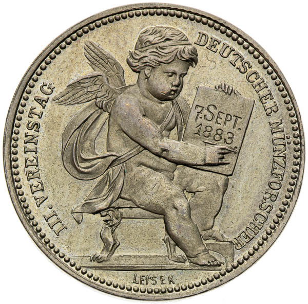 Medaila 1883 - reverz
