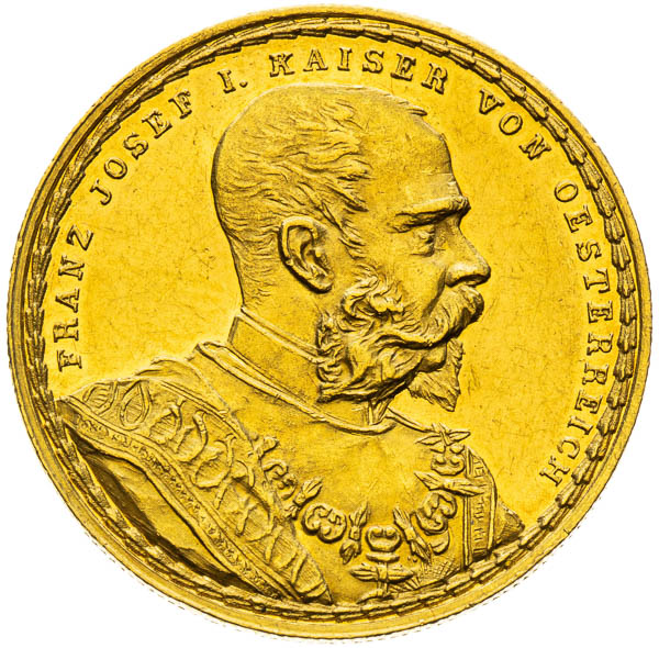 Zlatá medaila 1888 - averz