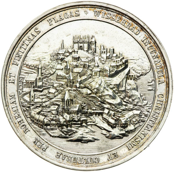 Stříbrná medaile 1859 - avers