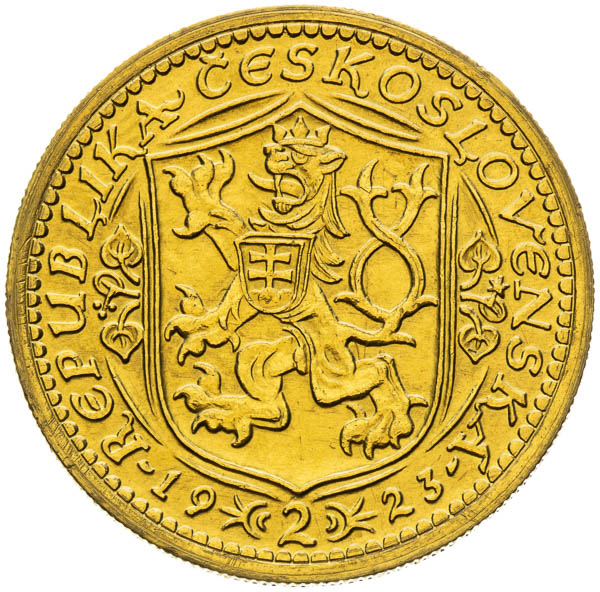 2 Dukát 1923 - revers
