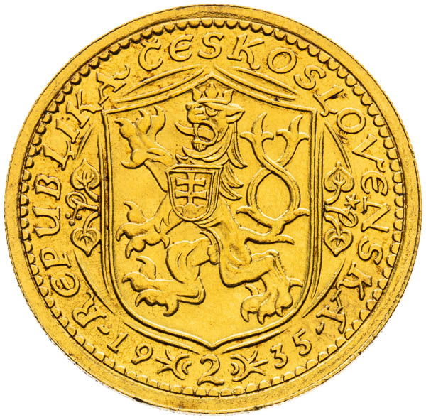2 Dukát 1935 - revers