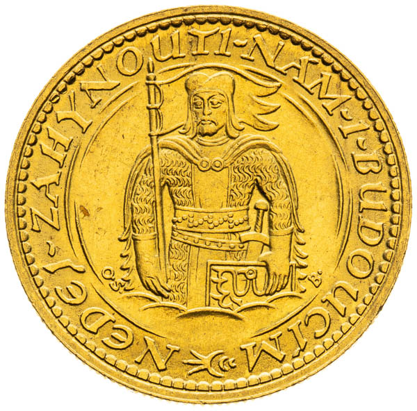 Dukát 1923 - avers