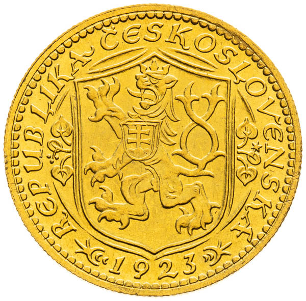 Dukát 1923 - reverz