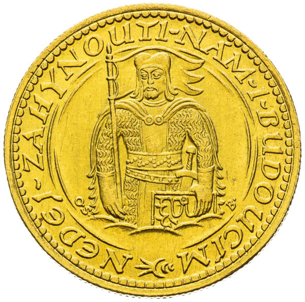 Dukát 1925 - averz