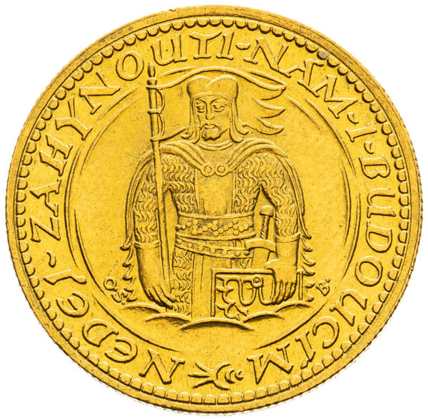 Dukát 1925 - averz