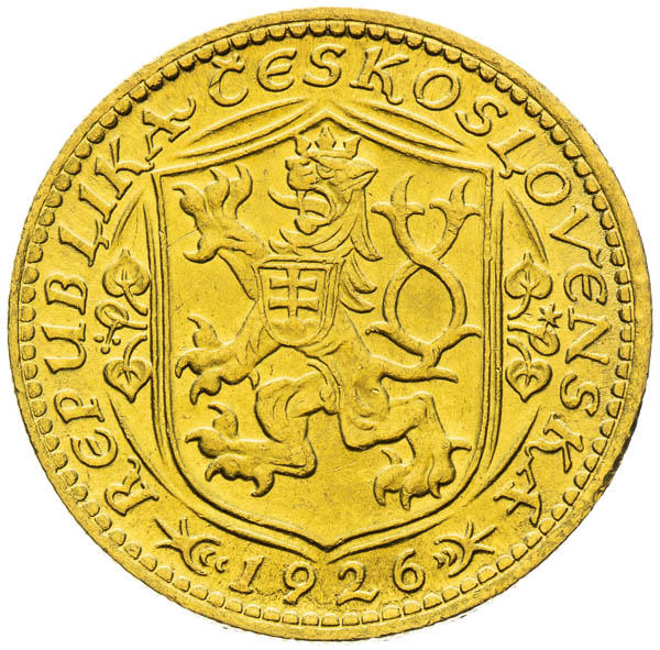 Dukát 1926 - reverz