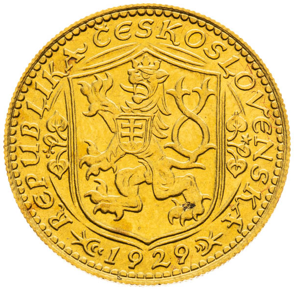 Dukát 1929 - reverz