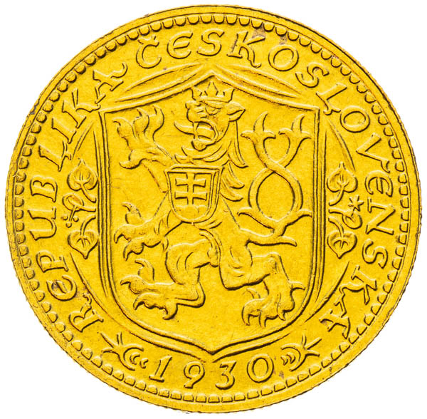 Dukát 1930 - reverz