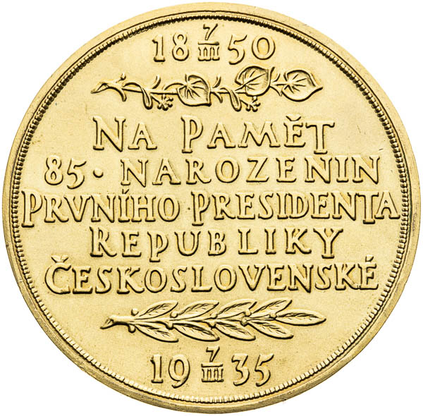 Bronzová medaila 1935 - reverz
