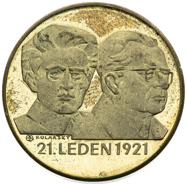 Medaila 1971 - reverz
