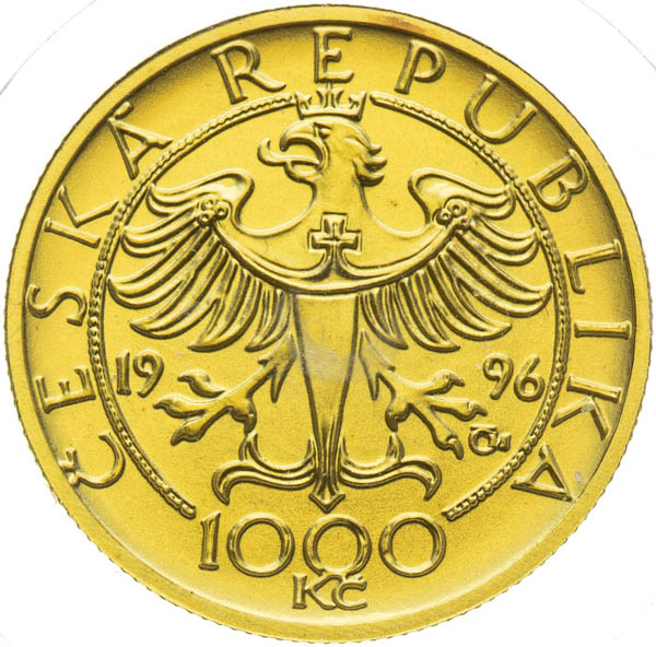 1000 Kč 1996 - avers