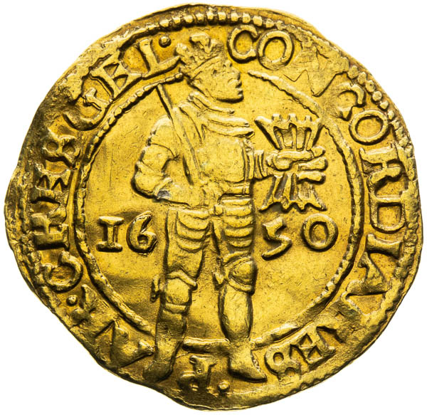Dukát 1650 - reverz