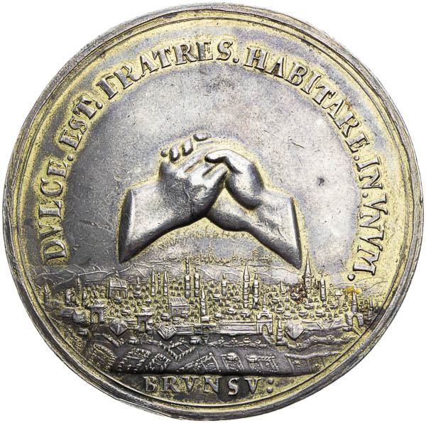 Strieborná medaila 1667 - reverz